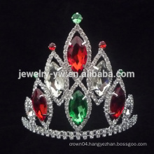 2015 New Style Yiwu Wholesale Factory Supplier Nice Romantic Hot Sale Fashion Elegant Alloy Colorful Crystal Tiara Crown